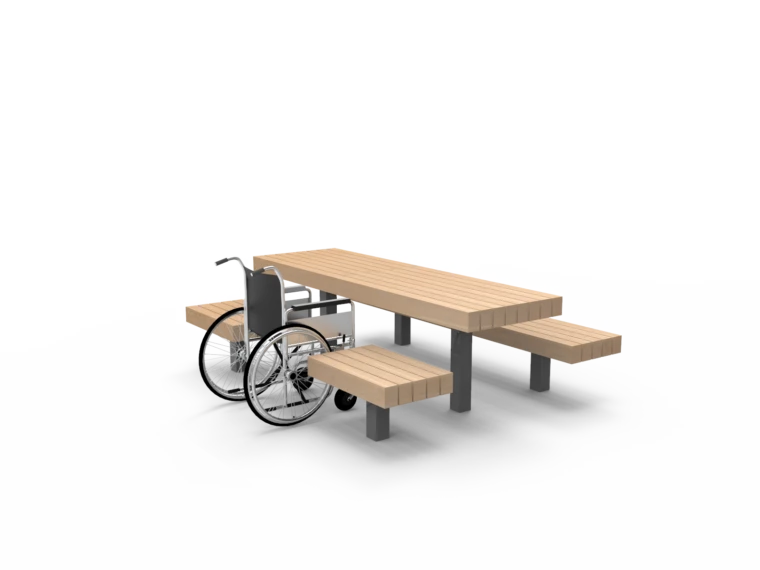 Picknickset met rolstoelplek 3