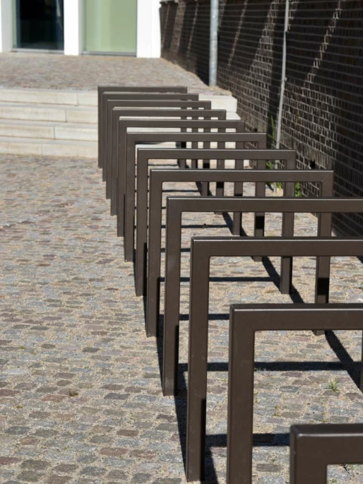 Fahrradbügel Square Doppel Grijsen