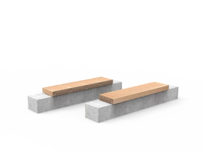 Houten zitranden voor de openbare ruimte