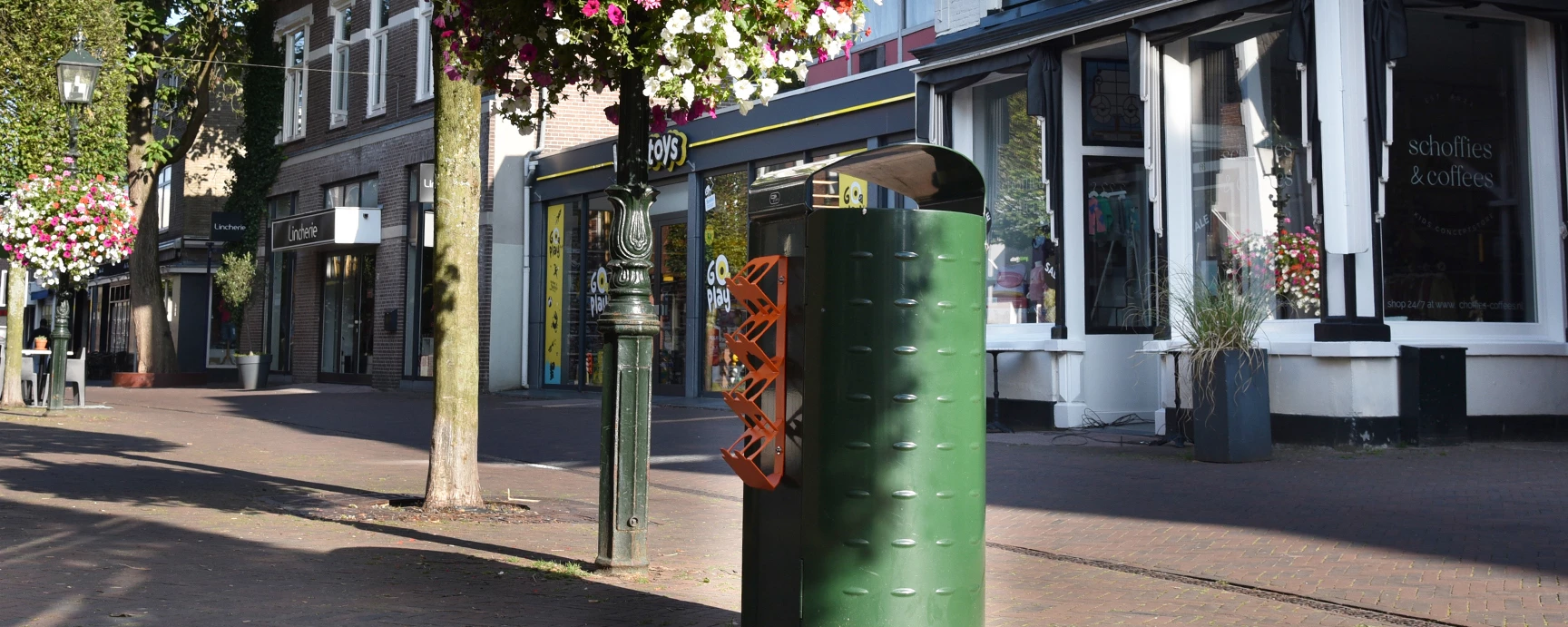 Afvalbakken statiegeldbeugel voor de openbare ruimte header