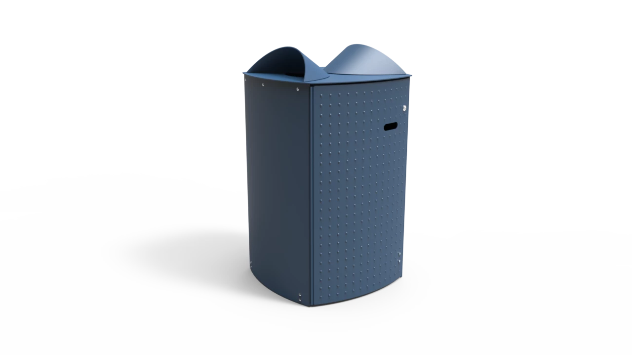 Rendering Column 120 Abfallbehälter Grijsen