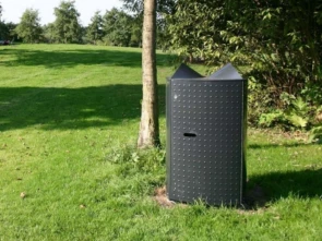 Afvalbak Column 120 voor afvalinzameling in rolcontainer