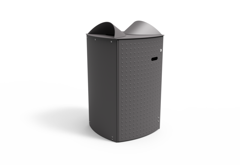 Rendering Column 120 Abfallbehälter Grijsen