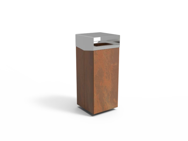 Afvalbak Quadrat 70 productrender