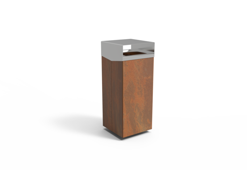 Afvalbak Quadrat 70 productrender