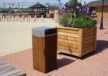 Afvalbak Quadrat 70 eco voor de openbare ruimte