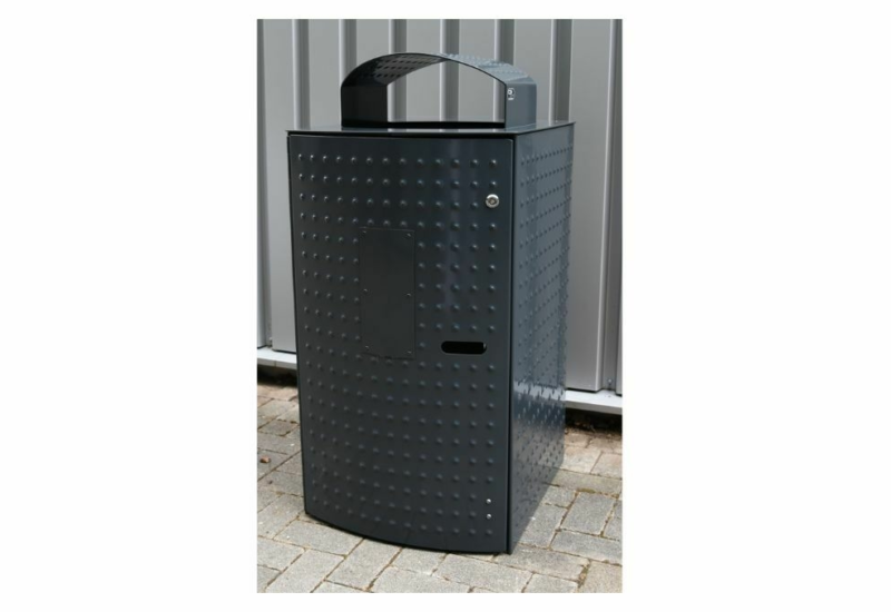Afvalbak Column 120 met Constructo kap gerefurbisht