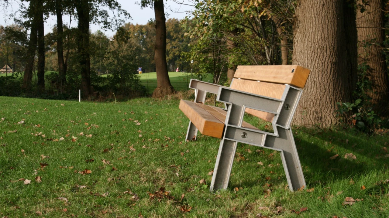 Big Bench Parkbänke Grijsen