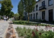 Buitenbank Cruzado enkelzits met rugleuning staal voor de openbare ruimte 2
