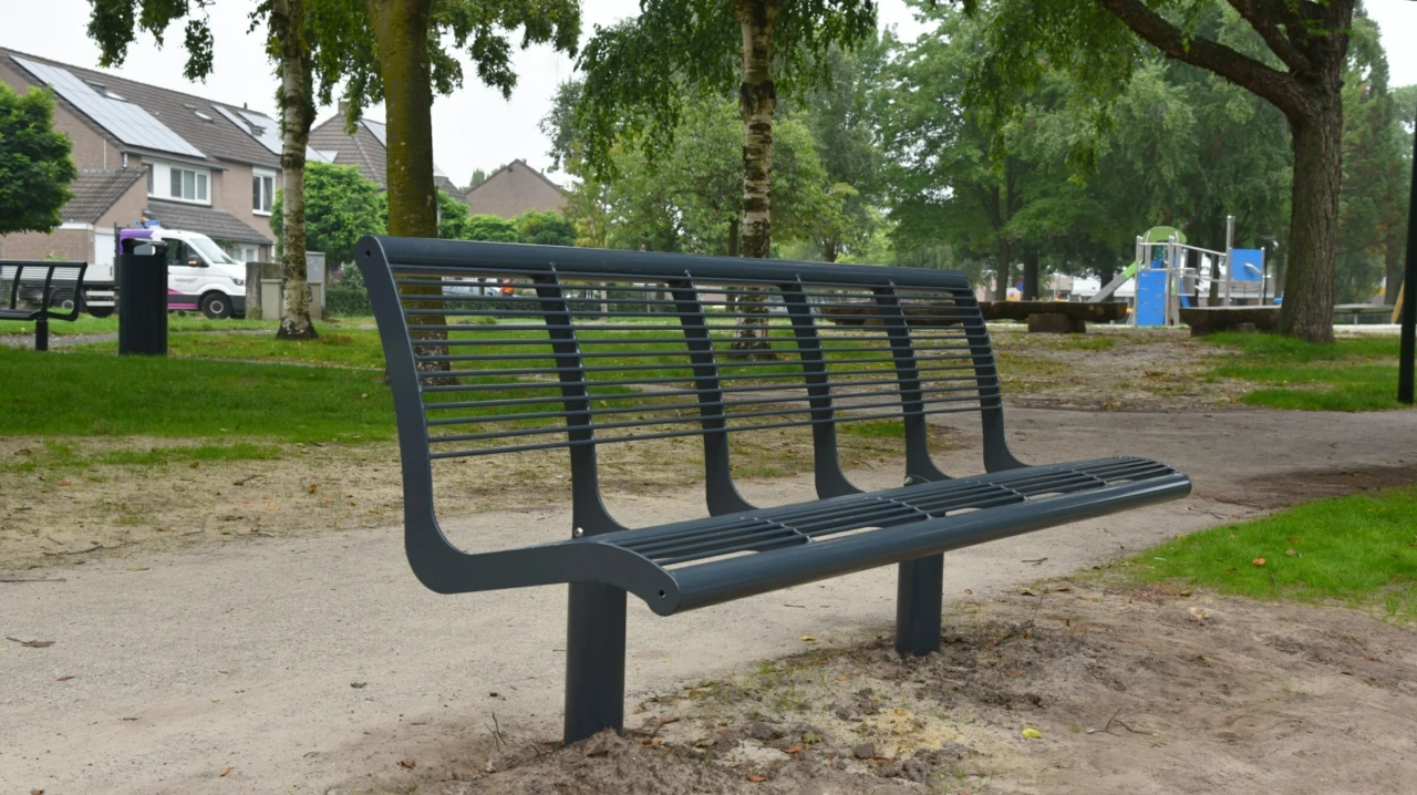 Buitenbank Cruzado met rugleuning 2