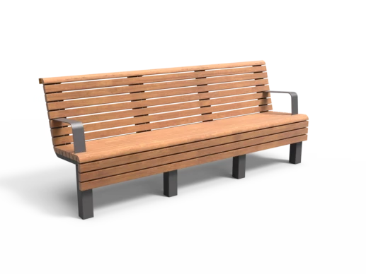 Productrender EDGE 2200 enkelzits met rug en armleuning Grijsen