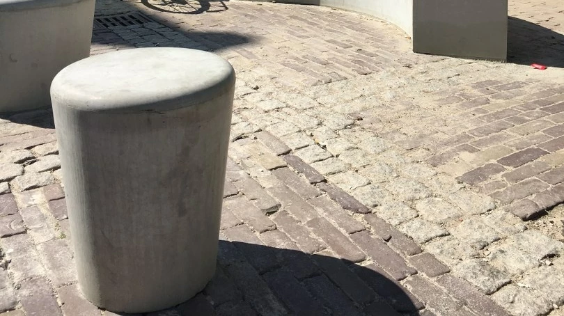 Grid Hocker 1 Parkbänke Grijsen