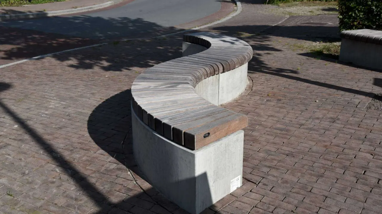 Betonnen buitenbank Grid element 9