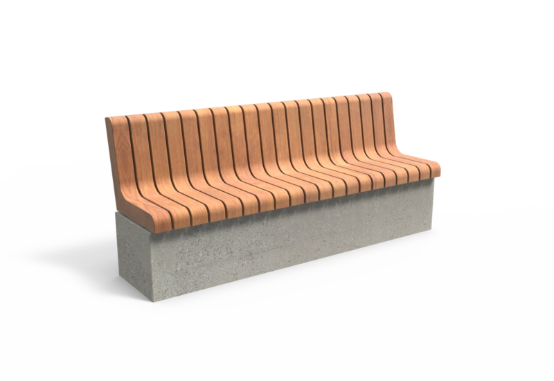 Rendering Grid Element 6 Parkbänke Grijsen