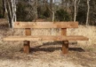Buitenbank Natuur Comfort enkelzits met rugleuning