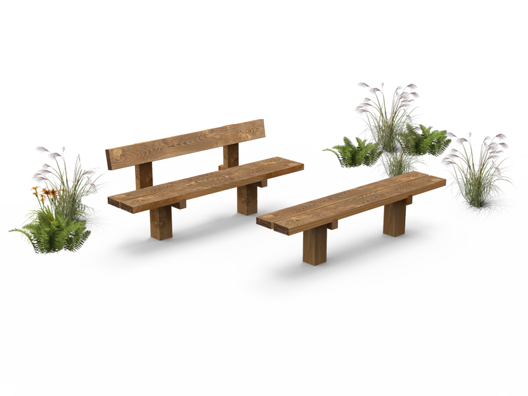 Buitenbanken serie Natuur Comfort