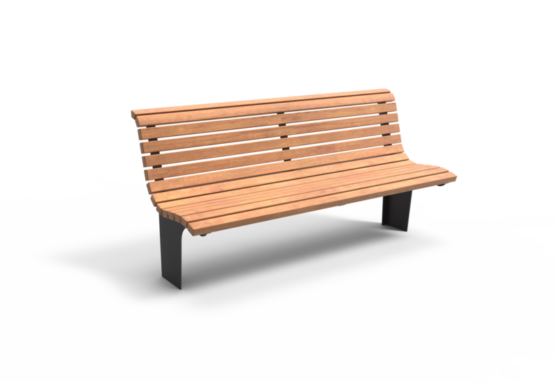 Rendering Notaris Einzelsitz mit Rückenlehne