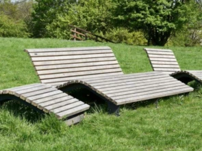 Buitenbank Notaris ligbed Duo