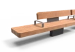 Productrender Plane II Armlehne Grijsen