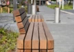 Buitenbank Plane Solid enkelzits met rugleuning