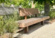 Buitenbank Plane enkelzits met rugleuning Comfort 7