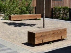 Buitenbank Pure Eco enkelzits 1500