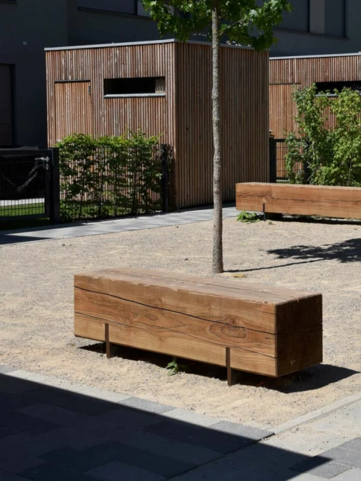 Buitenbank Pure Eco enkelzits 1500