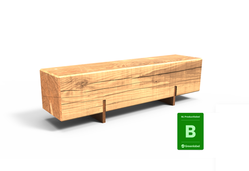 Buitenbank Pure Eco enkelzits 1500 productrender