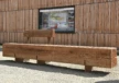 Buitenbank Pure Eco enkelzits met rugleuning 3000