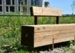 Buitenbank Pure Eco Douglas met rugleuning 3003