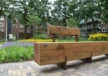 Buitenbank Pure Eco Douglas met rugleuning 3007