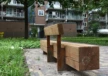 Buitenbank Pure Eco Douglas met rugleuning 3000