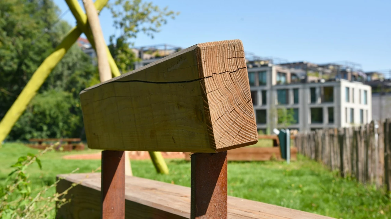 Buitenbank Pure Eco Douglas met rugleuning 3001