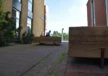 Buitenbank Pure Eco Douglas poef 1500 3