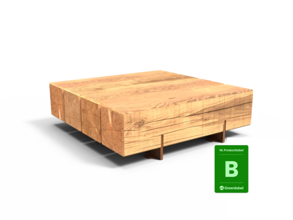 Productrender Pure Eco poef 1500 Buitenbanken Grijsen NL Greenlabel