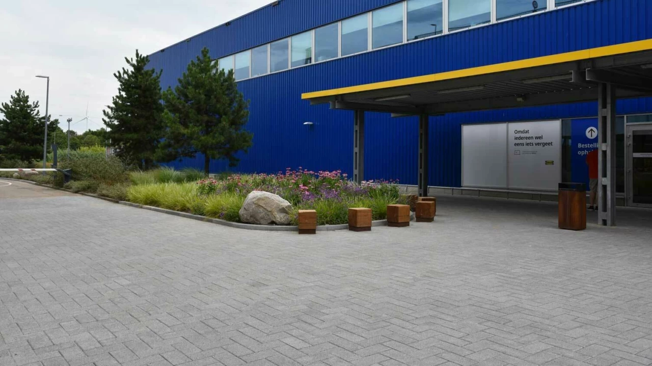 Buitenbank Pure Eco poef 350