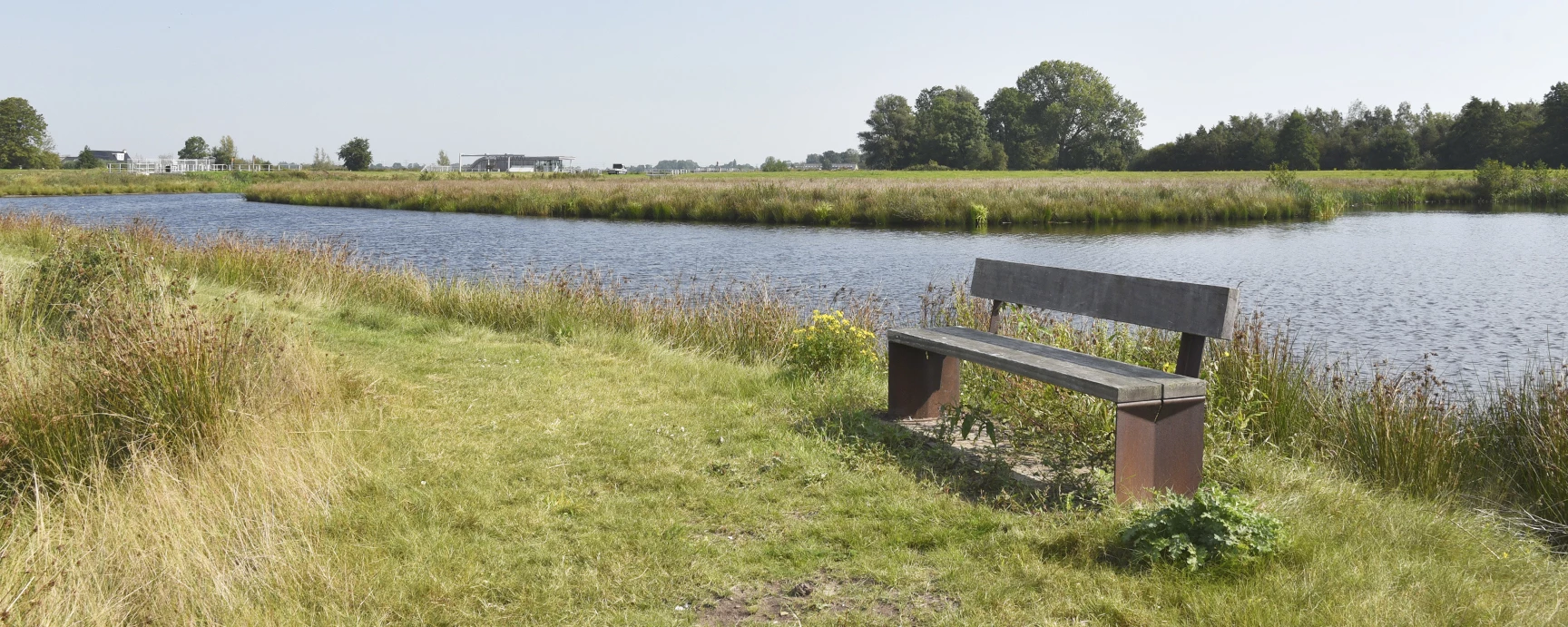 Buitenbank Quadrat ECO enkelzits met rugleuning