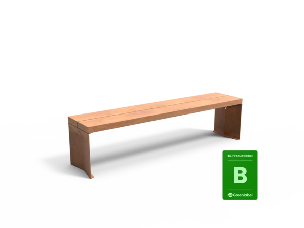 Productrender Quadrat Eco enkelzits Grijsen Label B