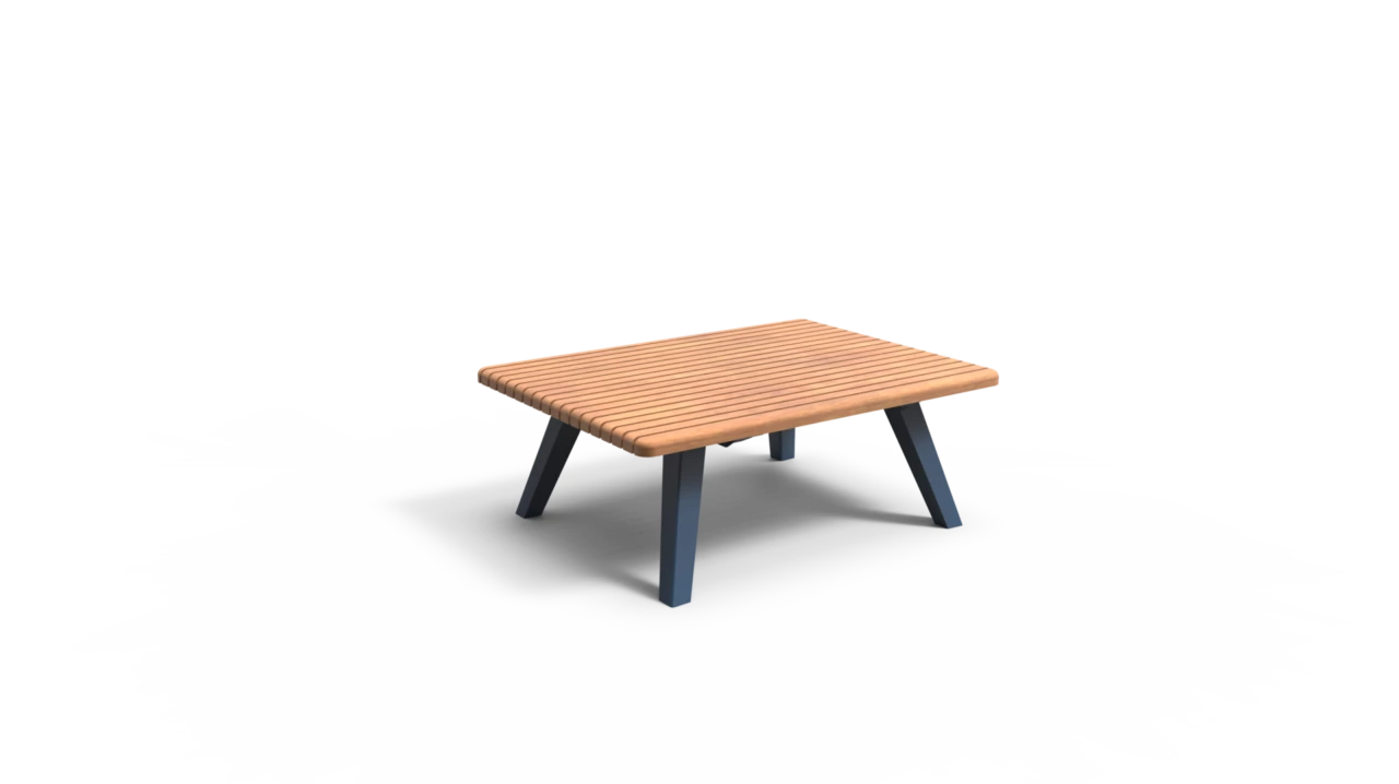Buitenbank Retro salontafel productrender
