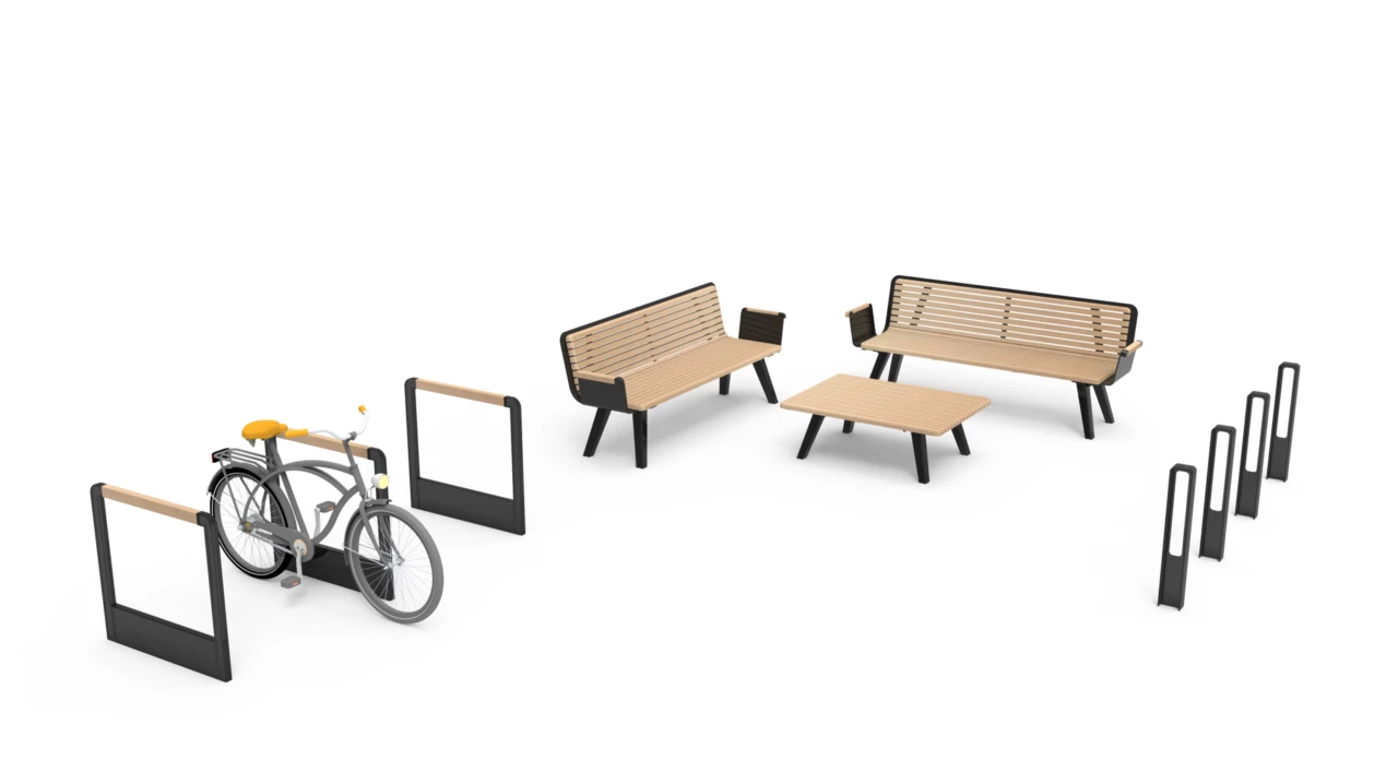 Buitenbank Retro salontafel