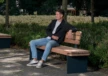 Parkbank Rondure Einzelsitz mit Rückenlehne 11