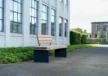 Parkbank Rondure Einzelsitz mit Rückenlehne 2