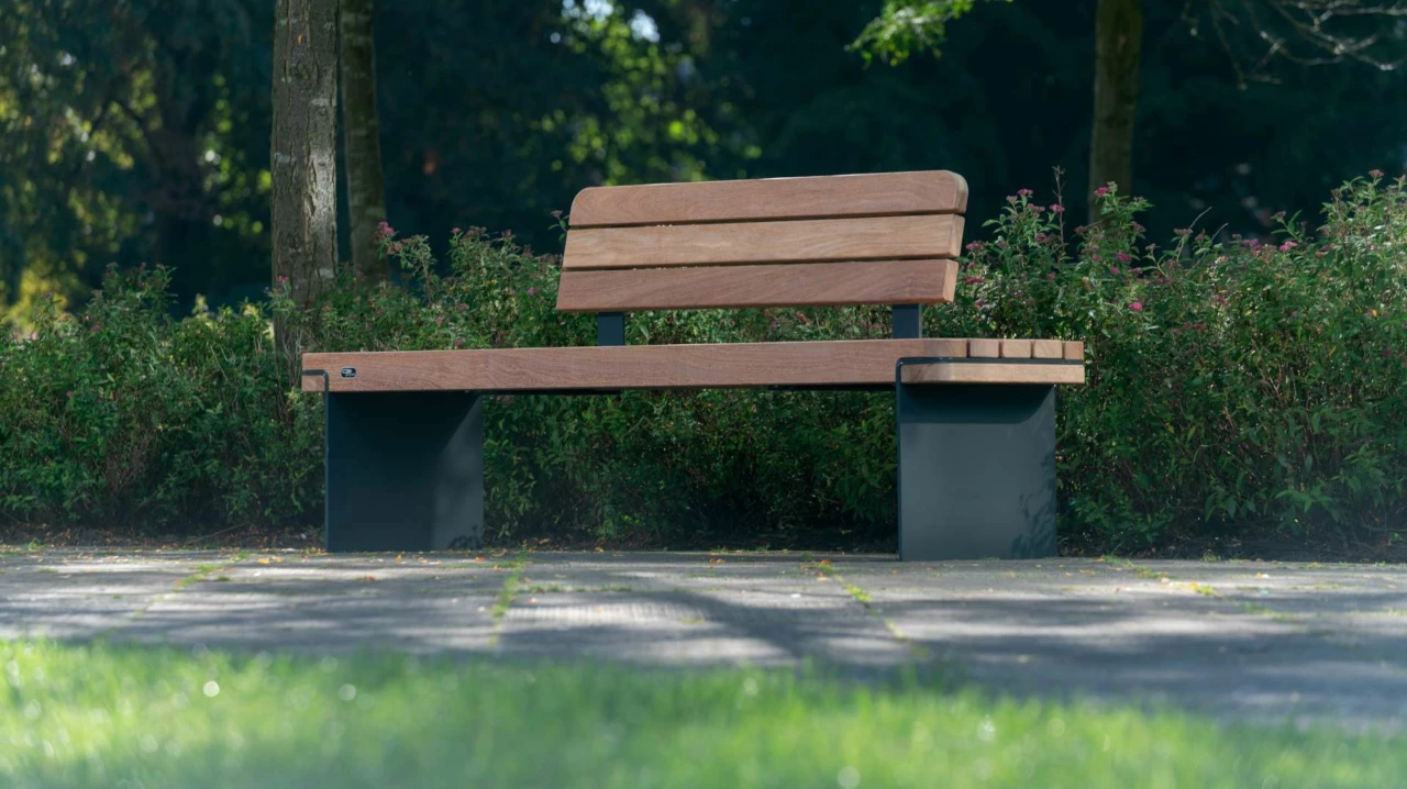 Parkbank Rondure Einzelsitz mit Rückenlehne 7