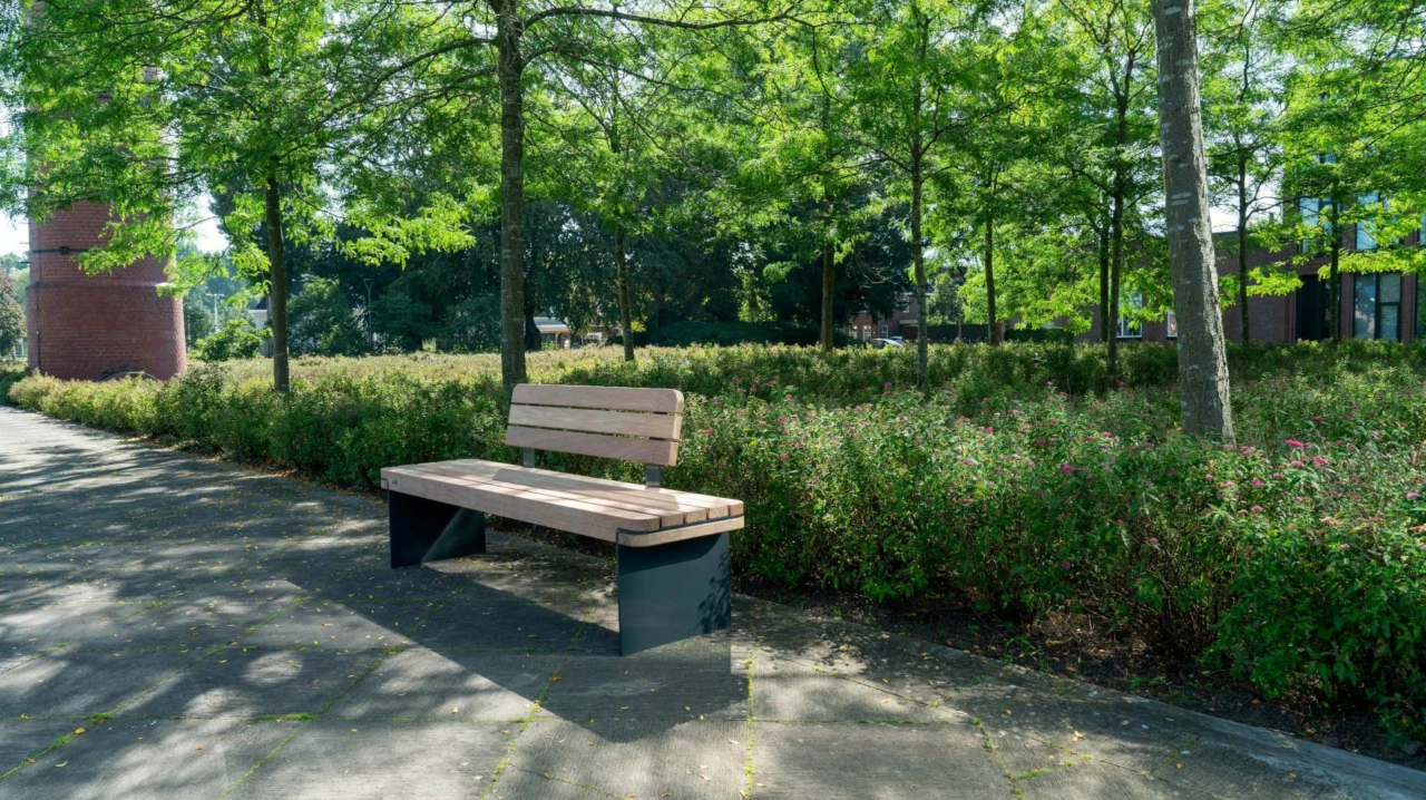 Parkbank Rondure Einzelsitz mit Rückenlehne 8