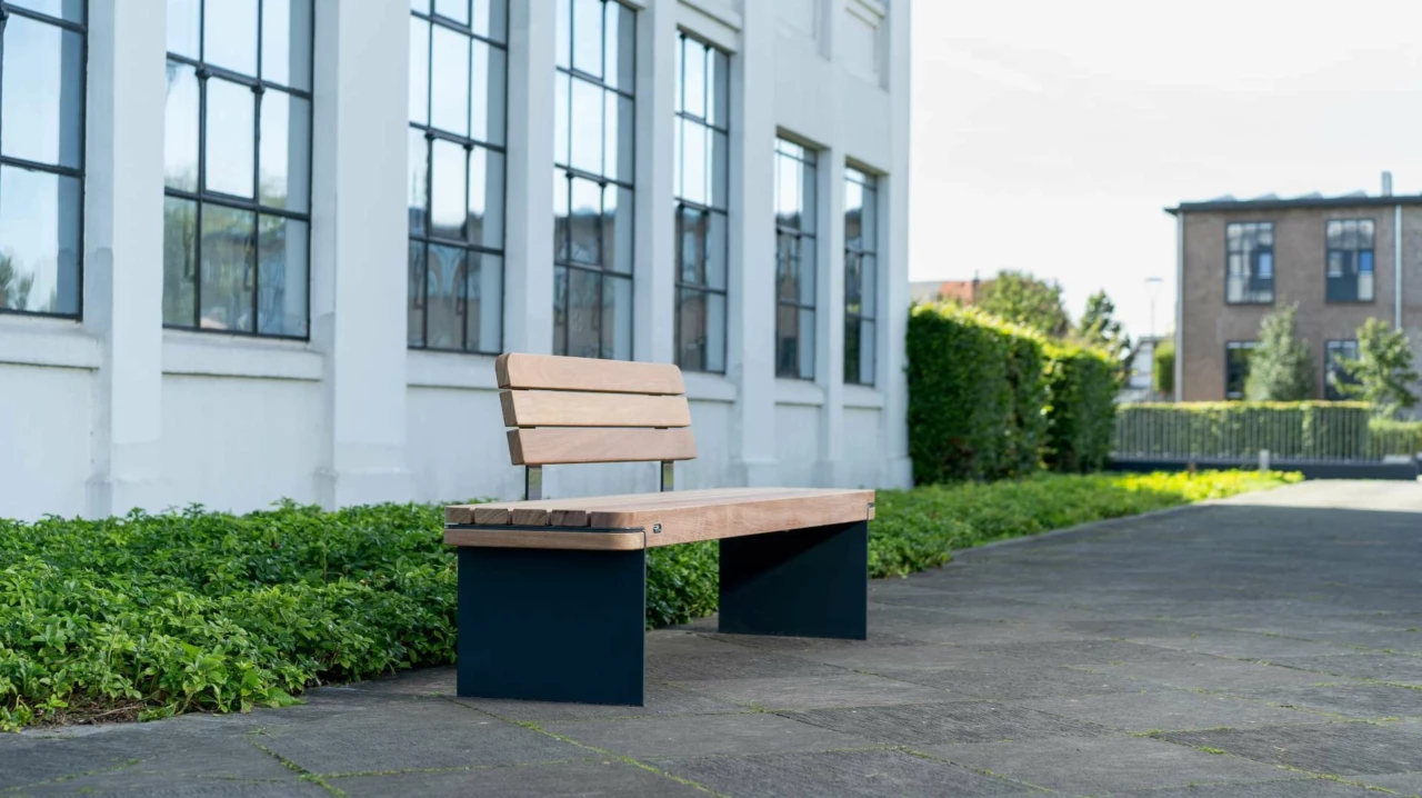 Parkbank Rondure Einzelsitz mit Rückenlehne 2