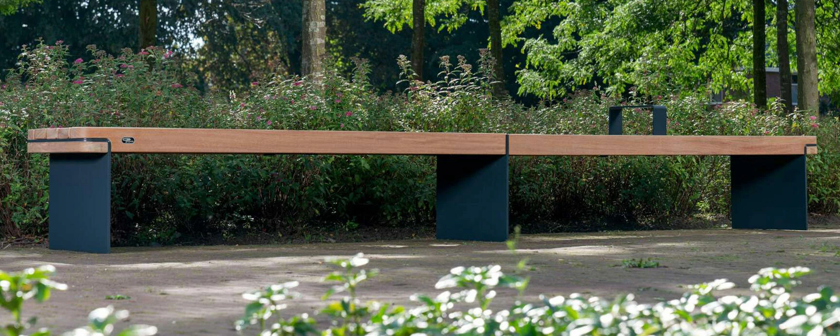 Buitenbank Rondure Staander koppelstuk enkelzits header image