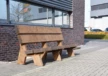Buitenbank Vista enkelzits met rugleuning