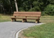 Buitenbank Vista enkelzits met rugleuning