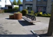 Buitenbank Wenters dubbelzits met rugleuning hout-staal