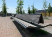 Buitenbank Wenters dubbelzits met rugleuning hout